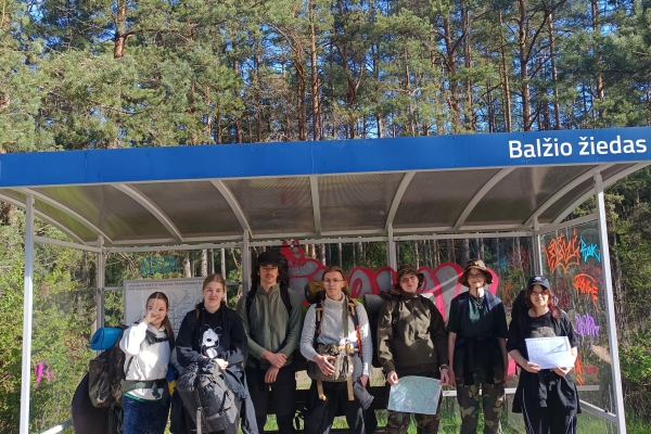 DofE bandomasis žygis